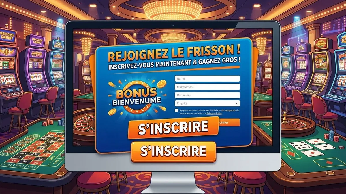 Inscription avec bonus